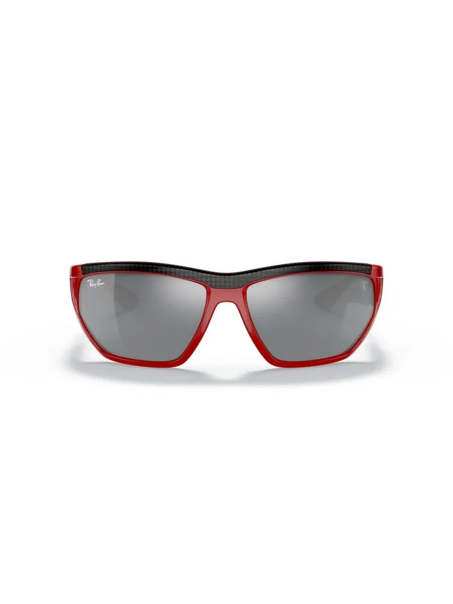 Солнцезащитные очки из нейлона, геометрическая оправа Ray-Ban RB8359M — изображение 2 из 6, красный