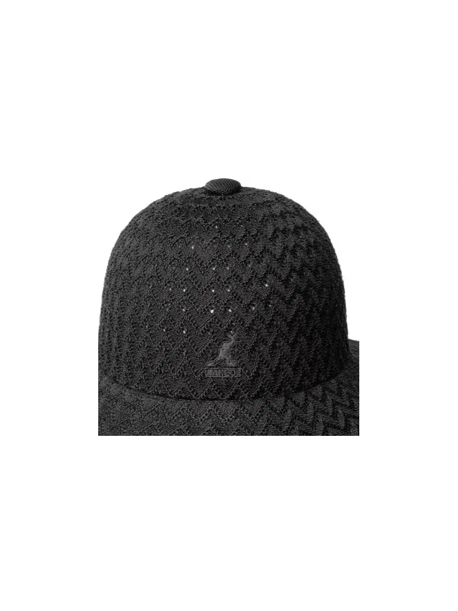 Шляпа-канотье с широкими полями Tropic Zig Wide Brim Casual Kangol — изображение 3 из 3, черный