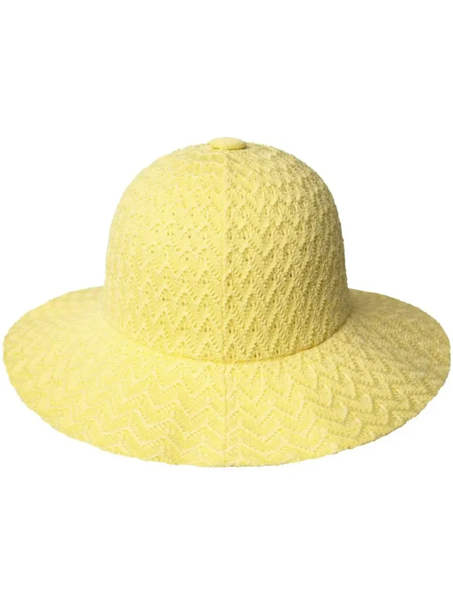 Панама Kangol Tropic Zig Wide Brim Casual — изображение 3 из 3, масляный желтый