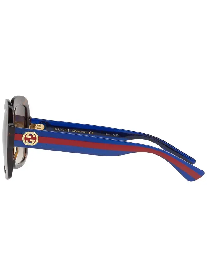 Женские солнцезащитные очки, GG0036SN Gucci — изображение 7 из 8, коричневый