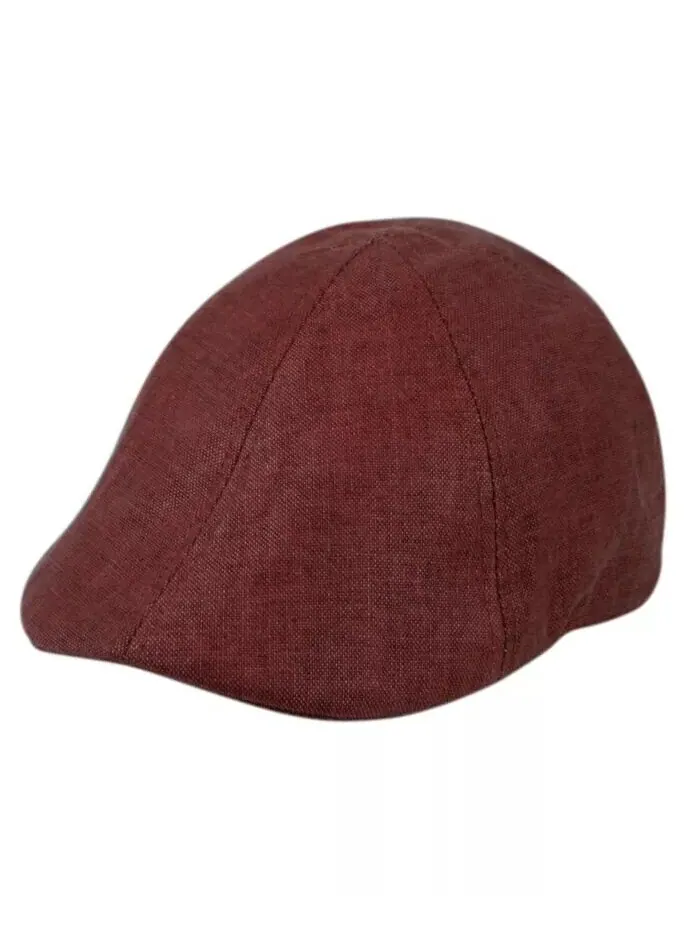 Женская льняная кепка Duckbill Ivy Epoch Hats Company — красный