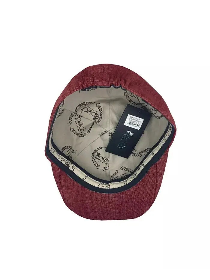 Женская льняная кепка Duckbill Ivy Epoch Hats Company — изображение 2 из 3, бордовый