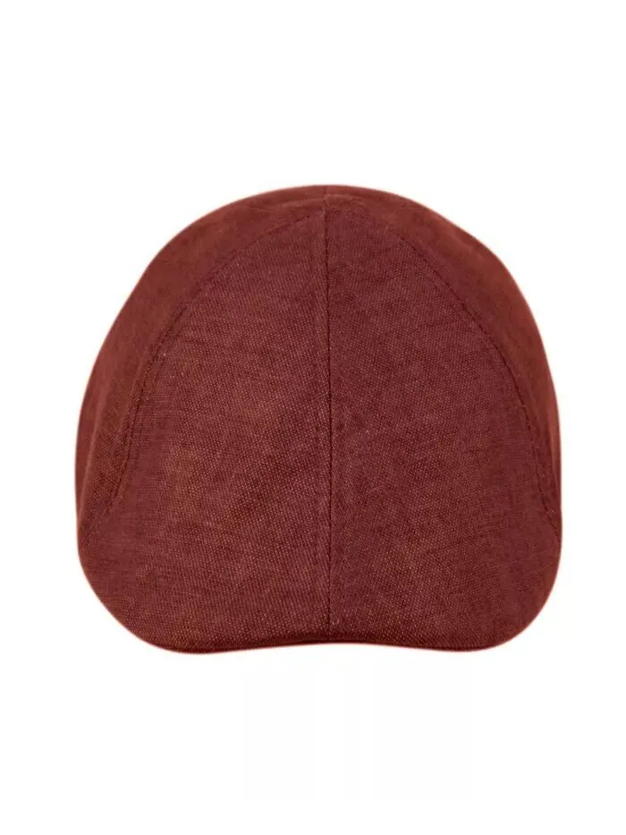 Женская льняная кепка Duckbill Ivy Epoch Hats Company — изображение 3 из 3, бордовый