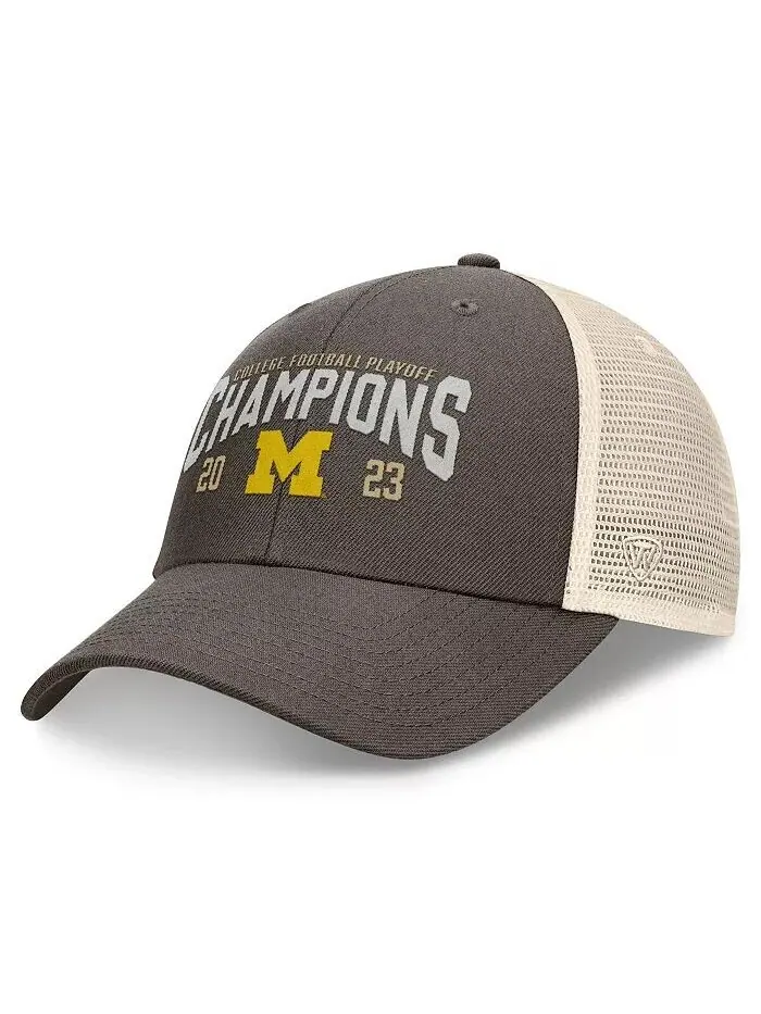 Кепка мужская Michigan Wolverines College Football Playoff 2023 National Champions Unstructured — изображение 1 из 4