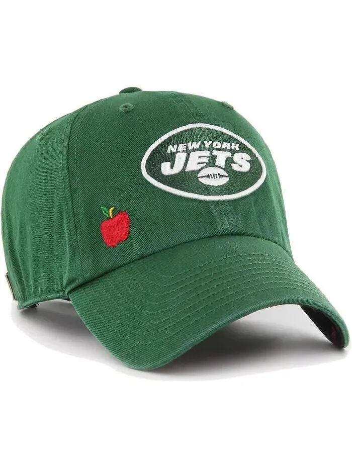 Женская зеленая регулируемая кепка New York Jets Confetti Icon Clean Up '47 Brand — изображение 2 из 5, зеленый