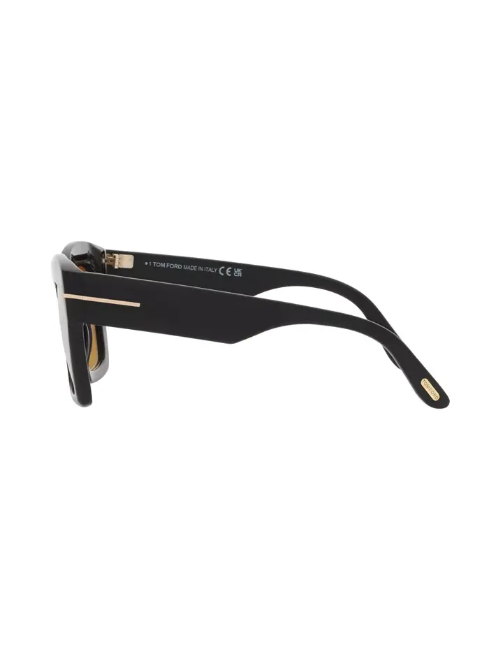 Женские солнцезащитные очки большого размера, FT1191 TR001936 Tom Ford — изображение 3 из 5, черный