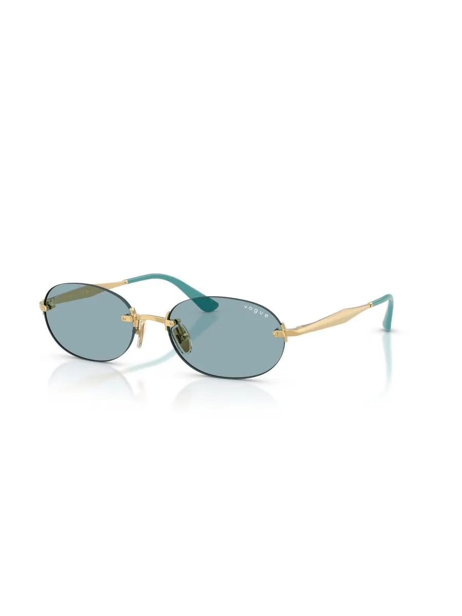 Женские овальные солнцезащитные очки, VO4342S Vogue Eyewear — золотистый