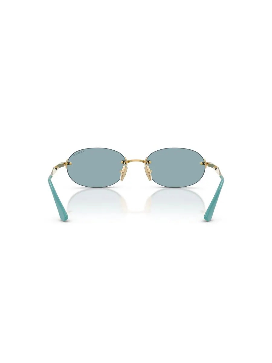 Женские овальные солнцезащитные очки, VO4342S Vogue Eyewear — изображение 5 из 10, золото