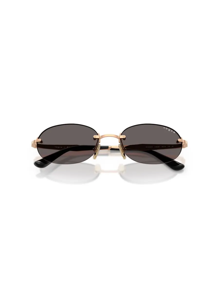 Женские овальные солнцезащитные очки, VO4342S Vogue Eyewear — изображение 5 из 10, розовый золотистый
