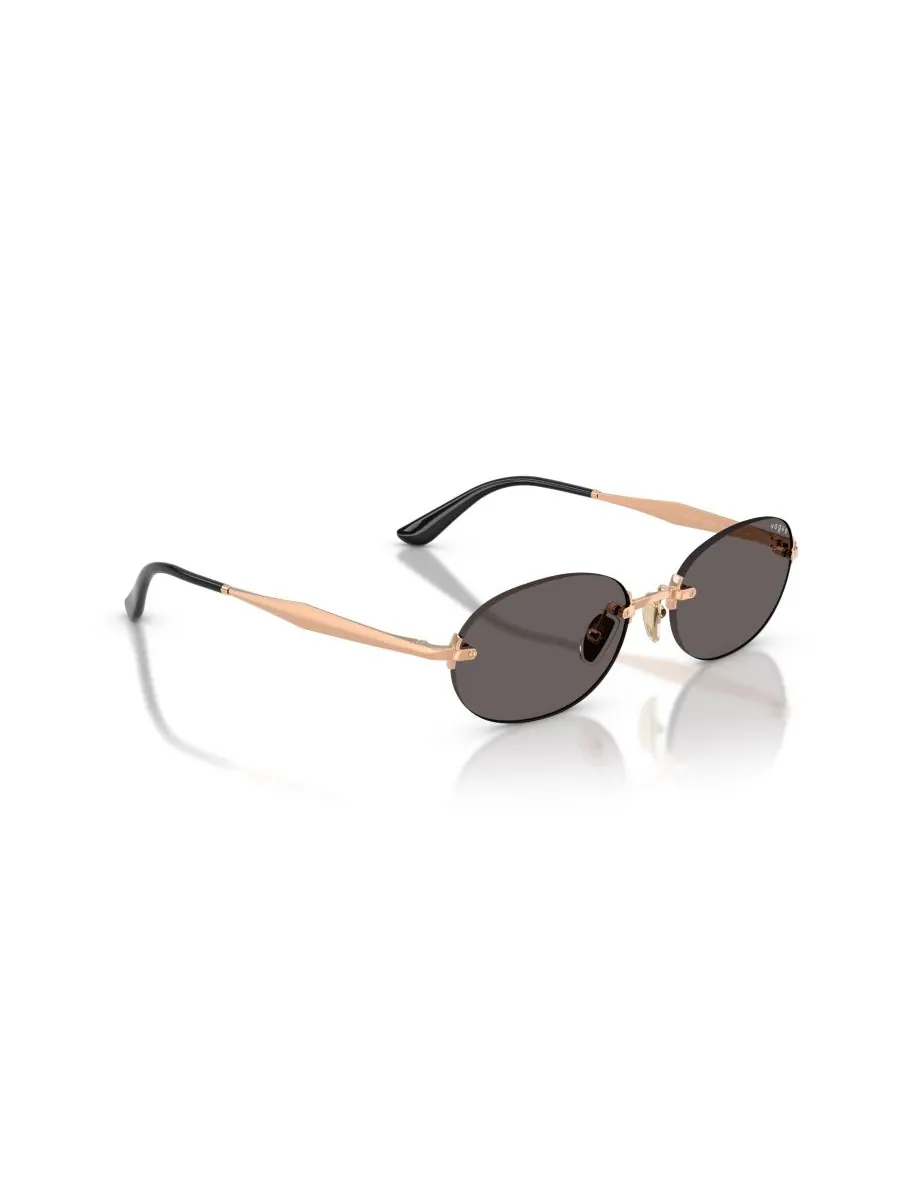Женские овальные солнцезащитные очки, VO4342S Vogue Eyewear — изображение 6 из 10, розовый золотистый