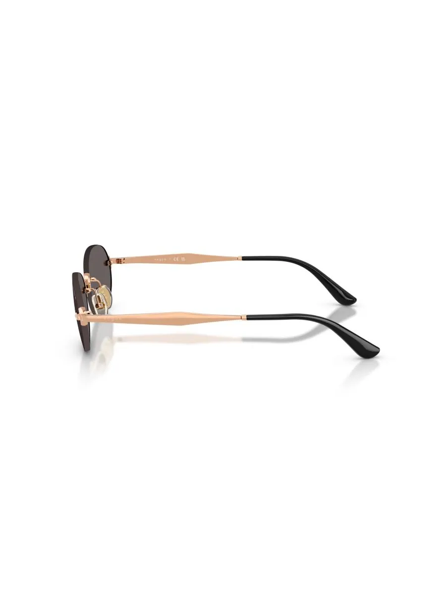 Женские овальные солнцезащитные очки, VO4342S Vogue Eyewear — изображение 9 из 10, розовый золотистый