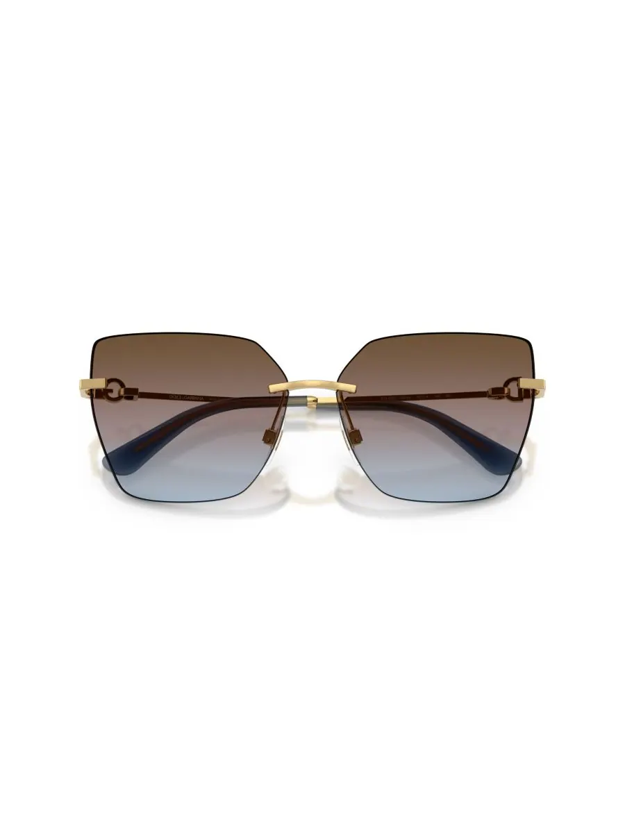 Женские солнцезащитные очки кошачий глаз, DG2321 Dolce&Gabbana — изображение 5 из 5, золото