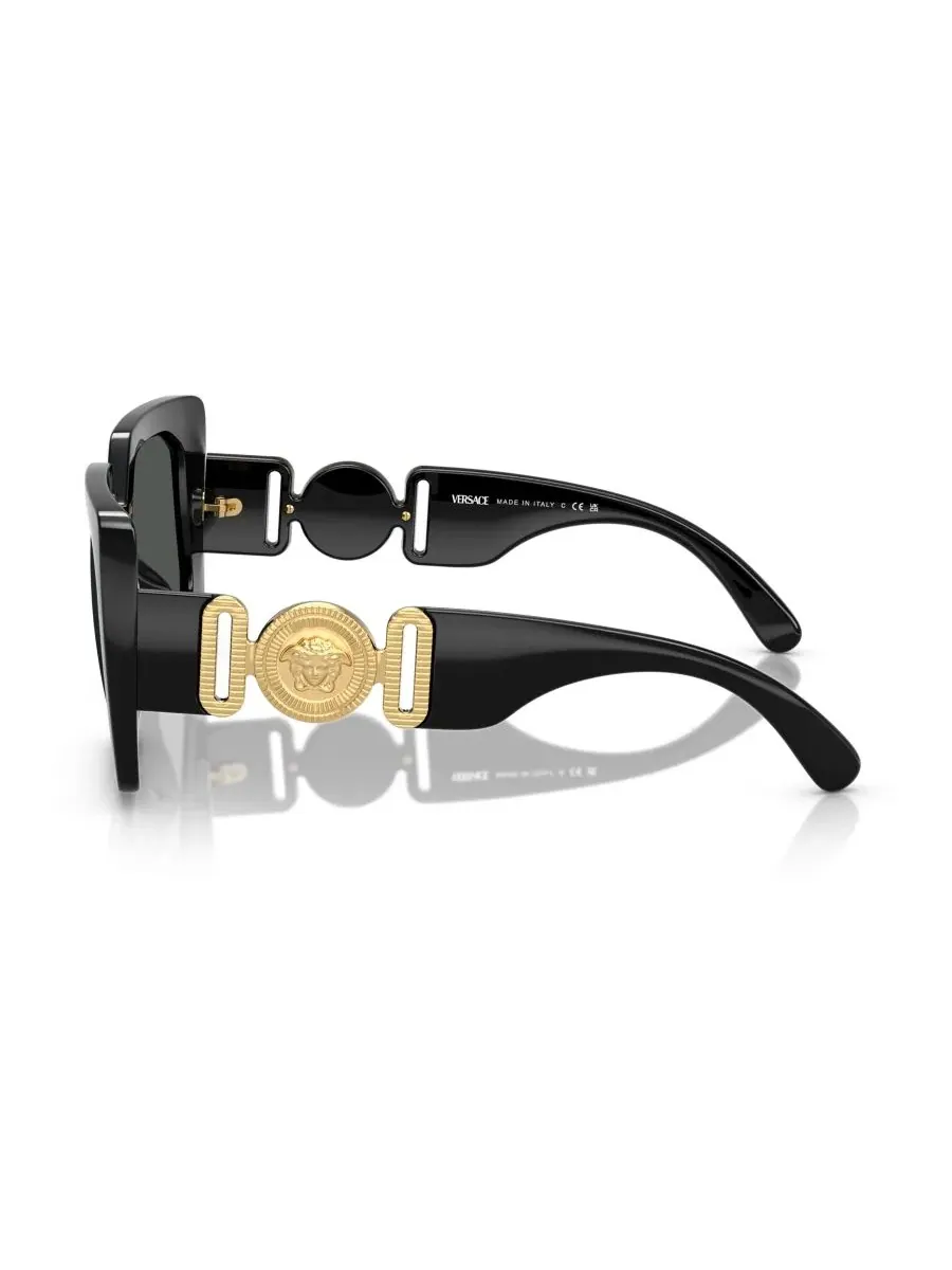 Женские солнцезащитные очки VE4478U Versace — изображение 3 из 6, черный