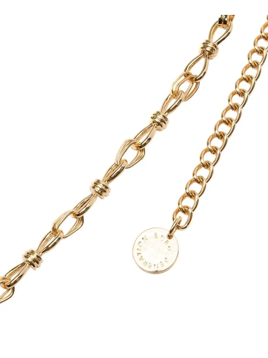 Женский пояс-цепочка с подвеской, модель Metal Knot Links Chain Belt BCBGeneration — изображение 3 из 3, золото
