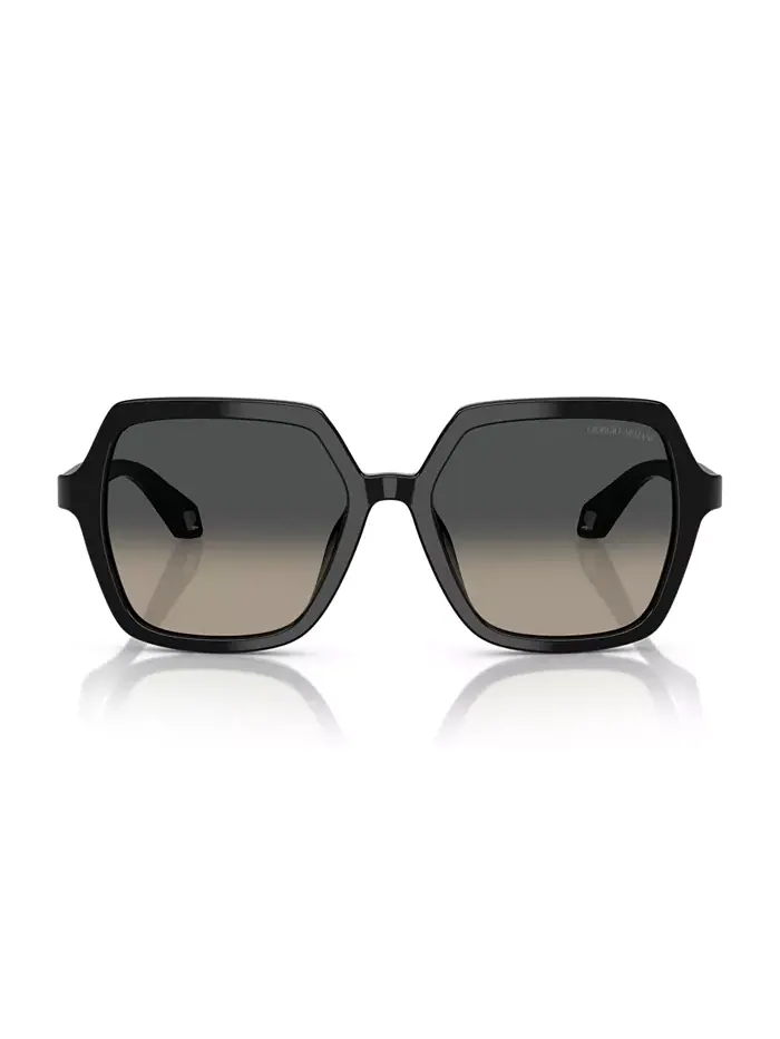 Женские солнцезащитные очки, градиентные AR8193U Giorgio Armani — изображение 2 из 10, черный