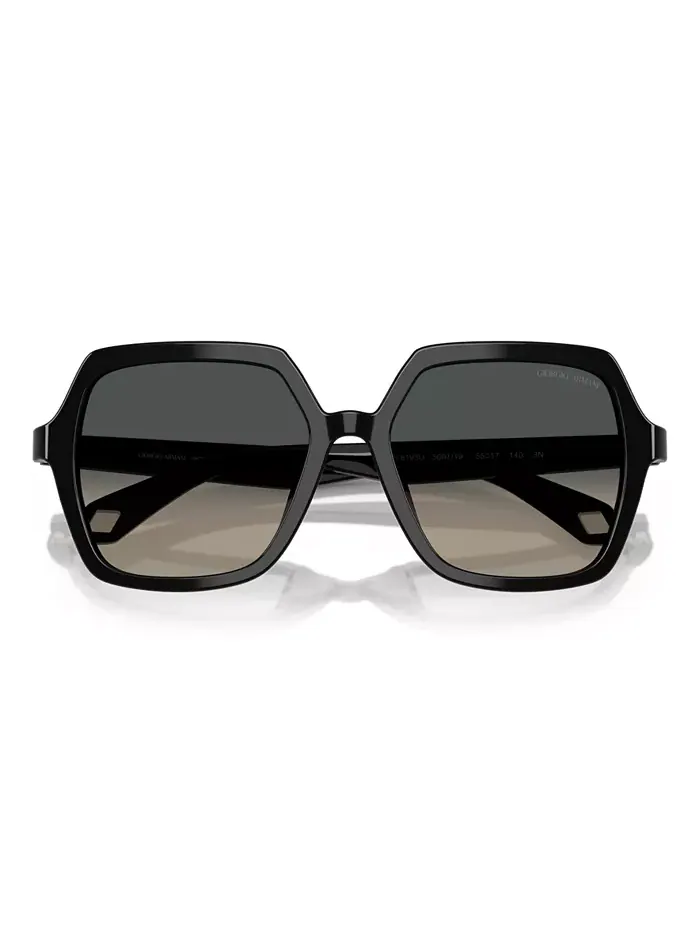 Женские солнцезащитные очки, градиентные AR8193U Giorgio Armani — изображение 5 из 10, черный