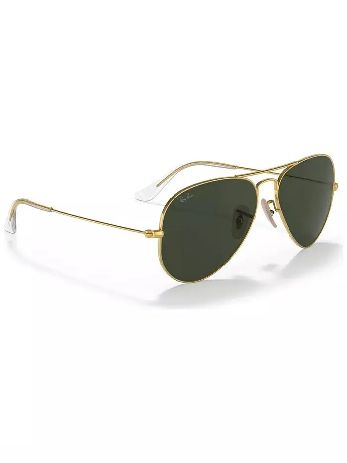 Солнцезащитные очки унисекс Aviator Aviation Collection, RB3025 AVIATOR LA 58 Ray-Ban — изображение 3 из 7, золотистый