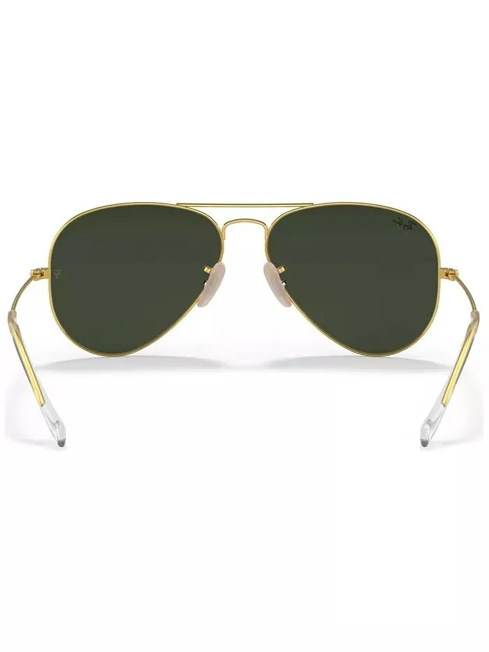 Солнцезащитные очки унисекс Aviator Aviation Collection, RB3025 AVIATOR LA 58 Ray-Ban — изображение 4 из 7, золотистый