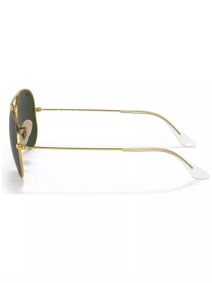 Солнцезащитные очки унисекс Aviator Aviation Collection, RB3025 AVIATOR LA 58 Ray-Ban — изображение 6 из 7, золотистый