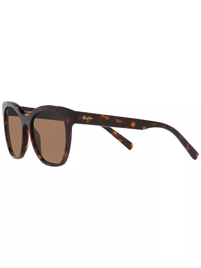Женские поляризованные солнцезащитные очки, MJ00069356-X 56 Maui Jim — изображение 2 из 10, коричневый
