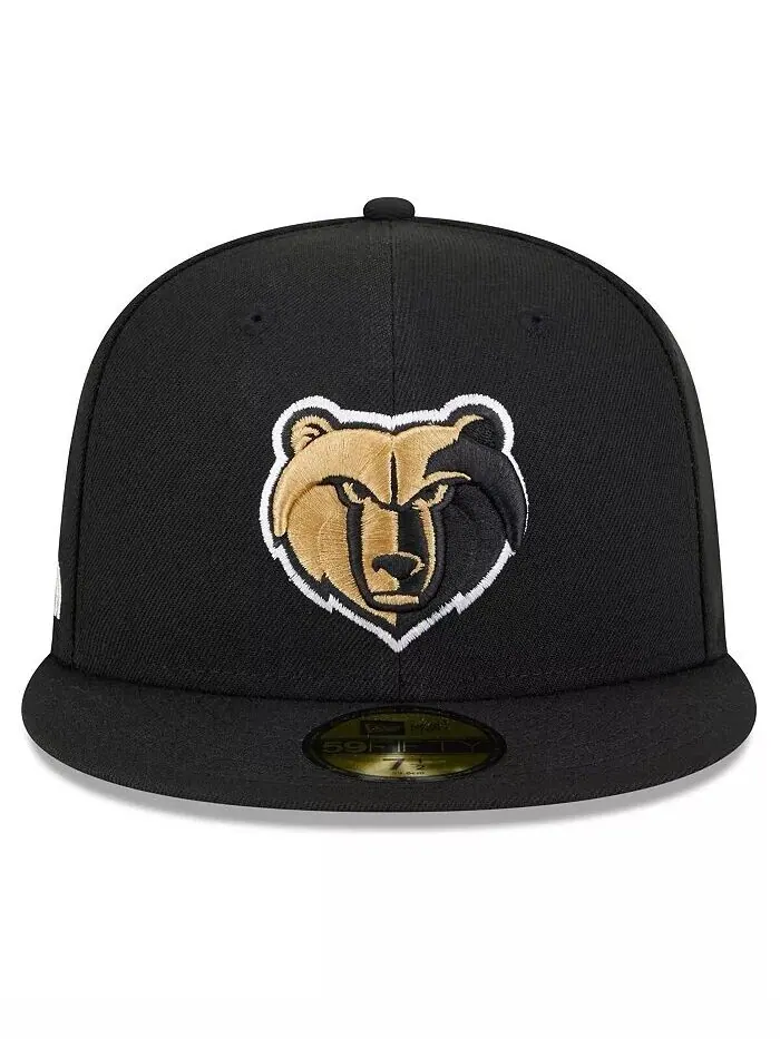 Мужская черная кепка Memphis Grizzlies 2023/24 City Edition Alternate 59FIFTY Fitted New Era — изображение 4 из 4