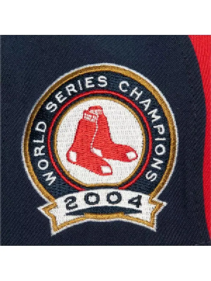Мужская красная бейсболка Boston Red Sox Bases Loaded Fitted Mitchell & Ness — изображение 3 из 4