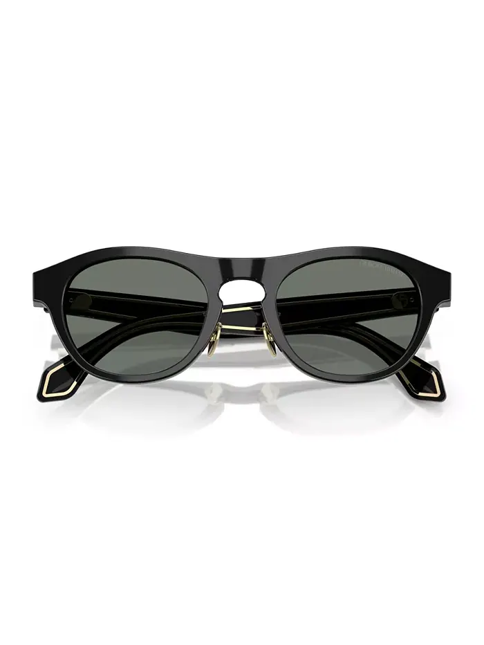 Мужские солнцезащитные очки AR8225 Giorgio Armani — изображение 10 из 10, коричневый
