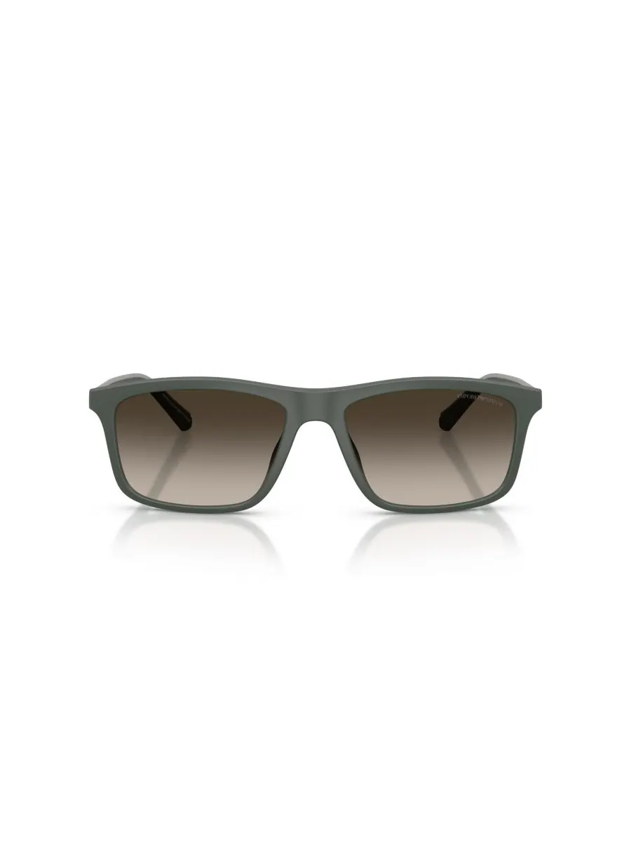 Мужские прямоугольные солнцезащитные очки, EA4257U Emporio Armani — изображение 4 из 5, зеленый