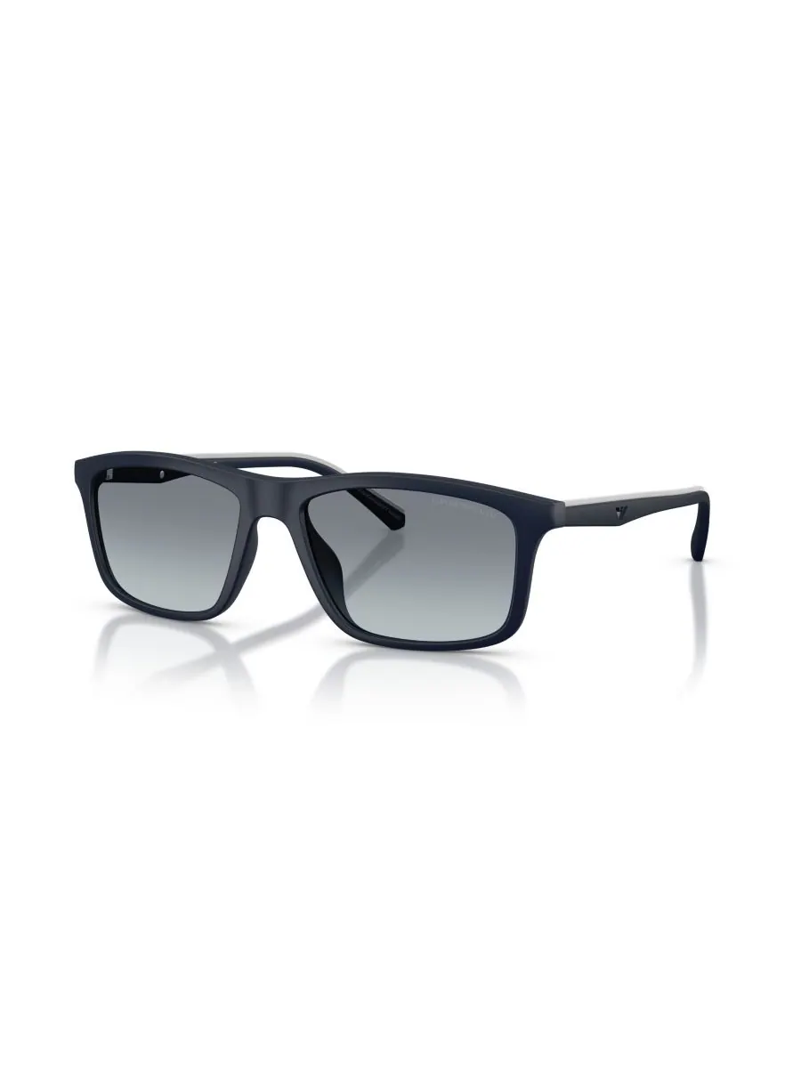 Мужские прямоугольные солнцезащитные очки, EA4257U Emporio Armani — изображение 1 из 5, синий