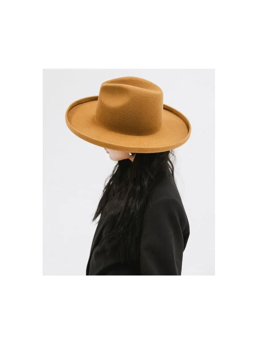 Широкополая фетровая шляпа Gig Pip Maude Gigi Pip, корица — изображение 4 из 4
