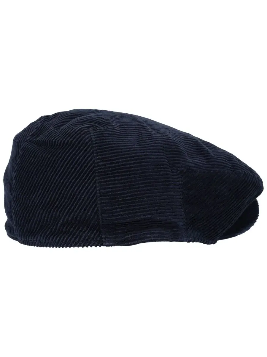 Кепка-водителя из вельвета с вышивкой Polo Ralph Lauren — изображение 2 из 4, темно-синий