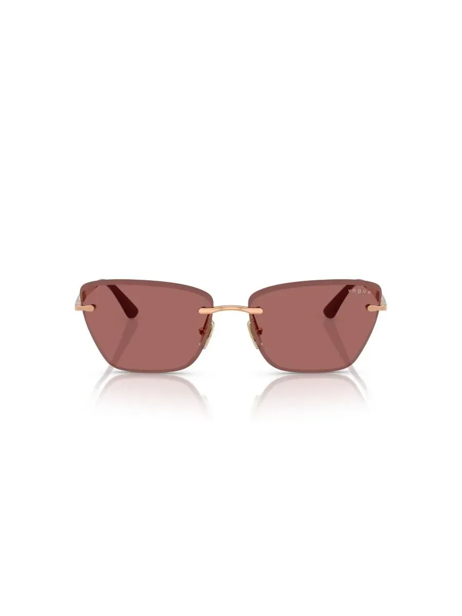 Женские солнцезащитные очки «кошачий глаз», VO4332S Vogue Eyewear — изображение 2 из 8, розовый золотистый