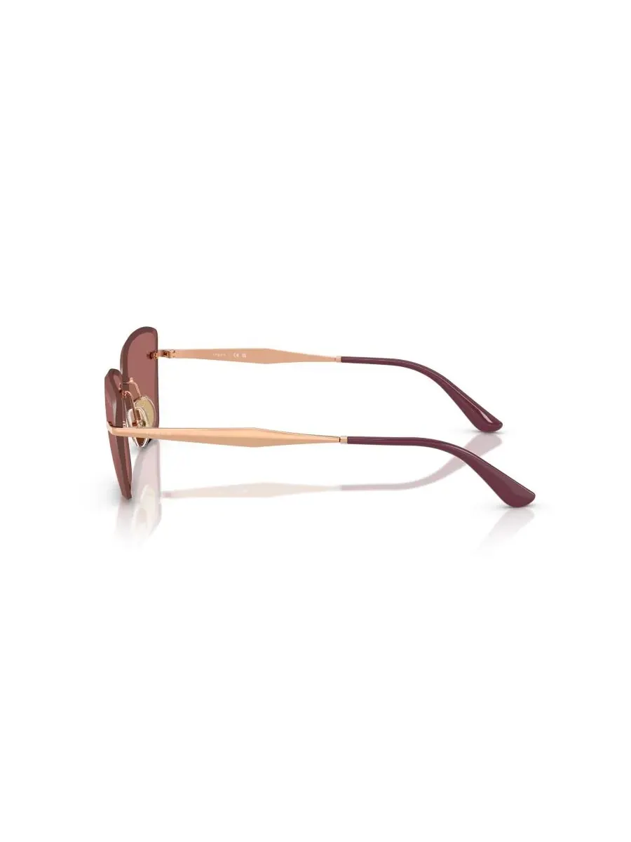 Женские солнцезащитные очки «кошачий глаз», VO4332S Vogue Eyewear — изображение 4 из 8, розовый золотистый