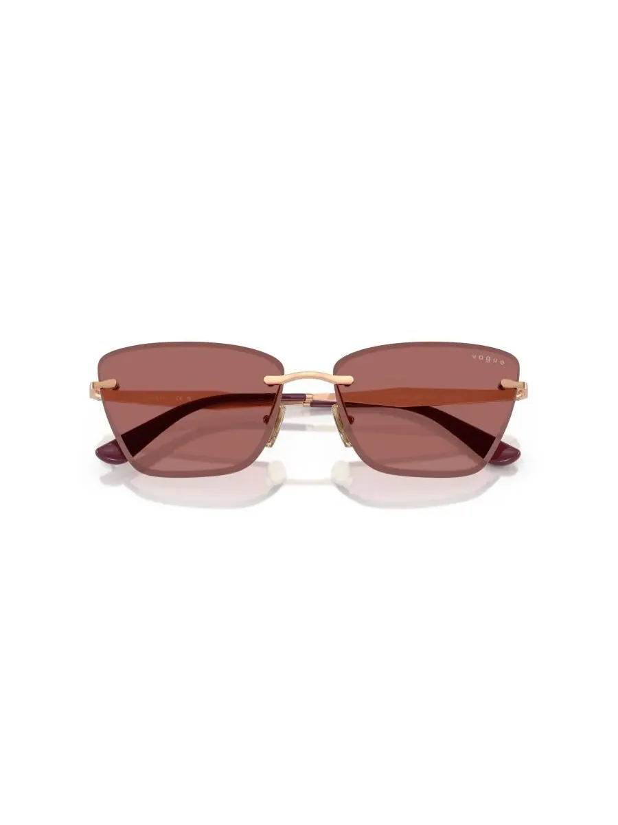 Женские солнцезащитные очки «кошачий глаз», VO4332S Vogue Eyewear — изображение 6 из 8, розовый золотистый