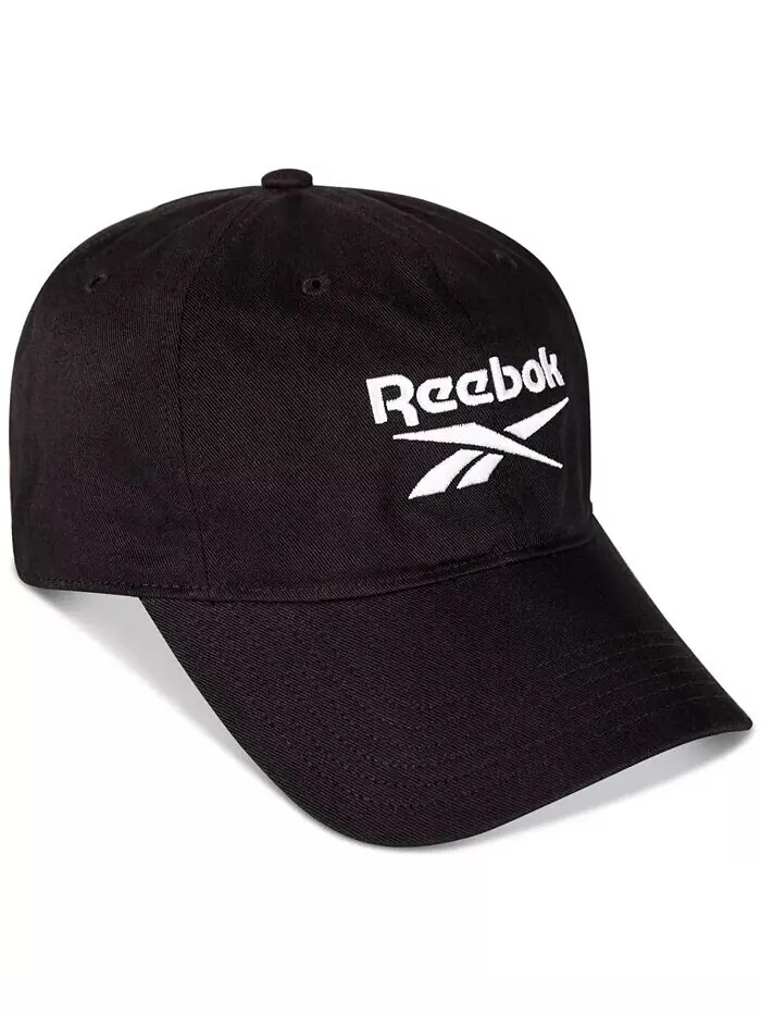 Кепка с логотипом из твила Reebok — изображение 4 из 9, черный