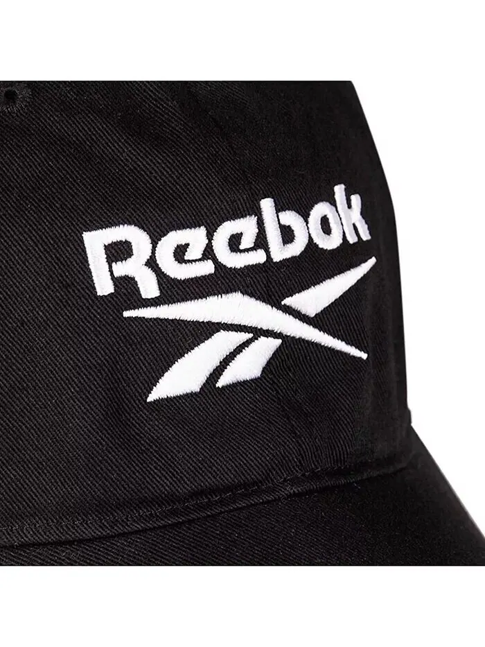 Кепка с логотипом из твила Reebok — изображение 9 из 9, черный