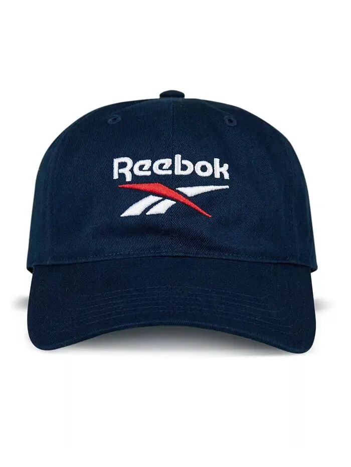 Кепка с логотипом из твила Reebok — изображение 4 из 8, темно-синий
