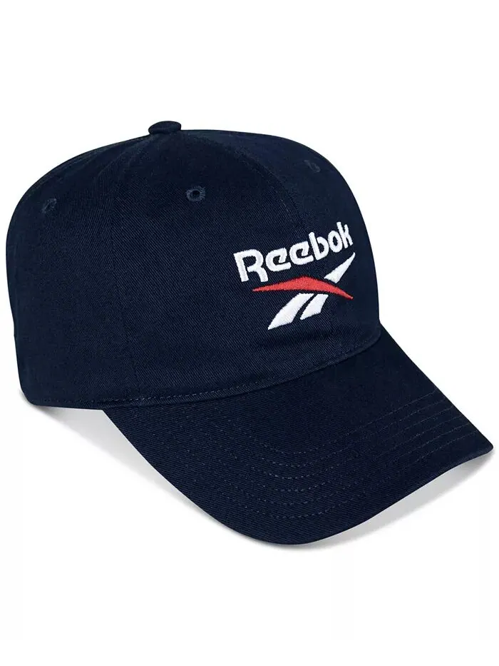 Кепка с логотипом из твила Reebok — изображение 8 из 8, темно-синий