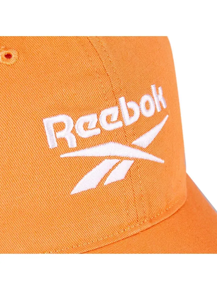 Твиловая бейсболка с логотипом Reebok — изображение 4 из 5, розовый