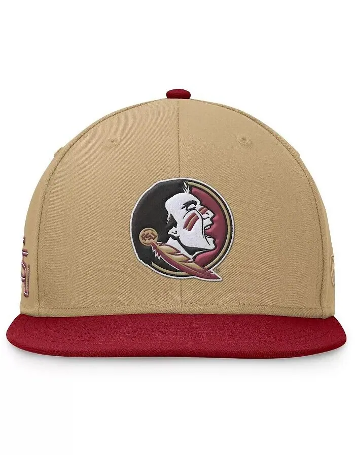 Мужская двухцветная приталенная шляпа золотого/гранатового цвета Florida State Seminoles Rally Top — изображение 3 из 4