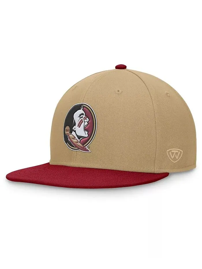 Мужская двухцветная приталенная шляпа Florida State Seminoles Rally золотого/гранатового цвета Top — изображение 1 из 4