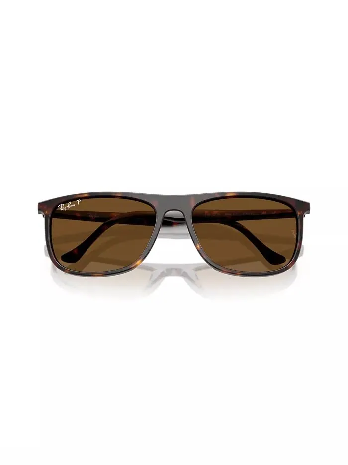 Поляризованные солнцезащитные очки унисекс Ray-Ban — изображение 2 из 5, коричневый