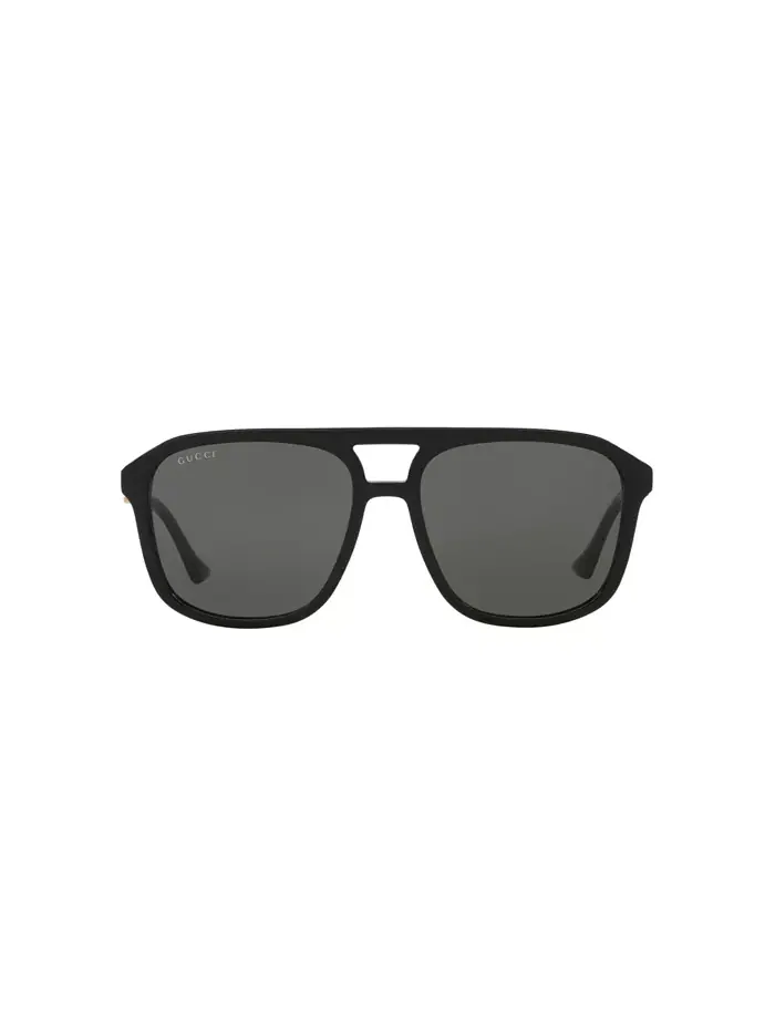Мужские солнцезащитные очки-пилот, GG1494S GC002214 Gucci — изображение 2 из 5, черный