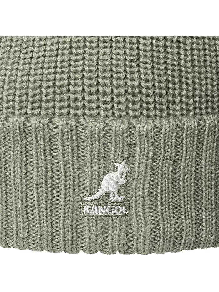 Мужские шапки бини из мериносовой шерсти с резинкой Kangol — изображение 2 из 3, зеленый