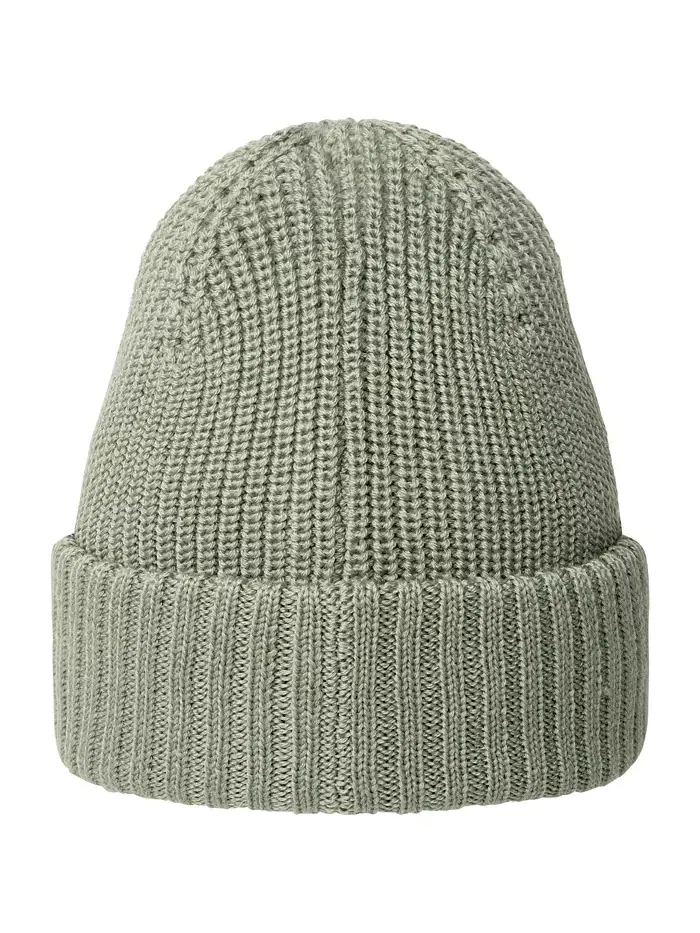 Мужские шапки бини из мериносовой шерсти с резинкой Kangol — изображение 3 из 3, зеленый