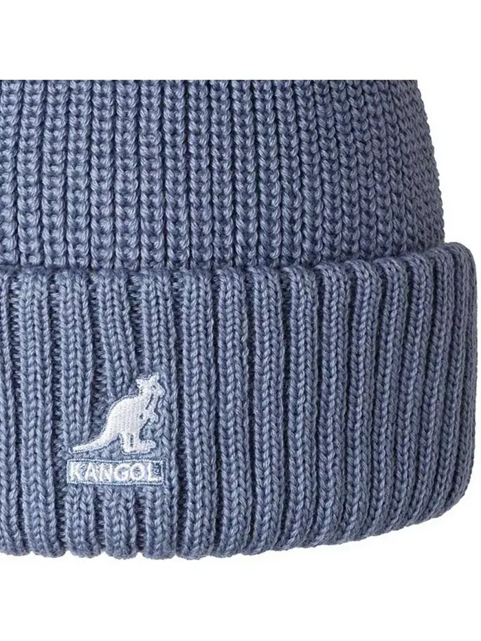 Мужские шапки бини из мериносовой шерсти с резинкой Kangol — изображение 2 из 2, синий