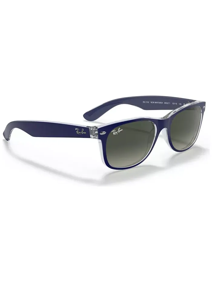 Унисекс солнцезащитные очки New Wayfarer Gradient, RB2132 Ray-Ban — изображение 4 из 6, синий