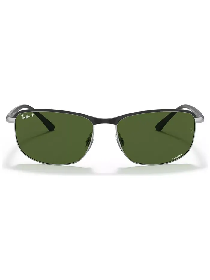 Унисекс поляризованные солнцезащитные очки, RB3671CH 60 Ray-Ban — изображение 2 из 7, зеленый