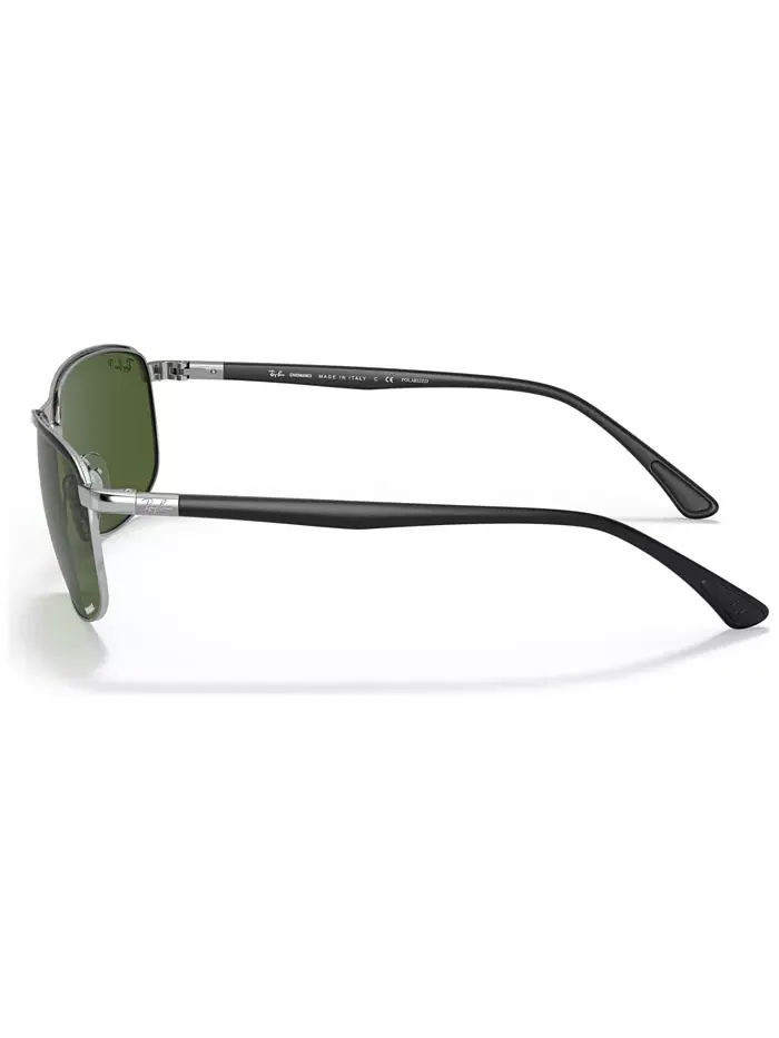 Унисекс поляризованные солнцезащитные очки, RB3671CH 60 Ray-Ban — изображение 3 из 7, зеленый