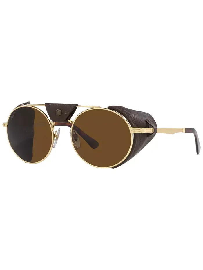 Унисекс поляризованные солнцезащитные очки, PO2496SZ 52 Persol